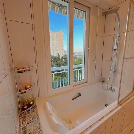 Apartment Magnifique 3 Pieces, 300m De La Plage, Clim, Sauna Nice